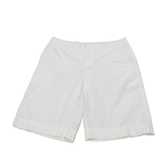 Lilly Pulitzer Size 4 Resort Fit White Shorts Summer Vacation Golf Golfing Prep - Picture 1 of 11
